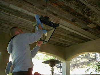 Light Fixture Cleaning